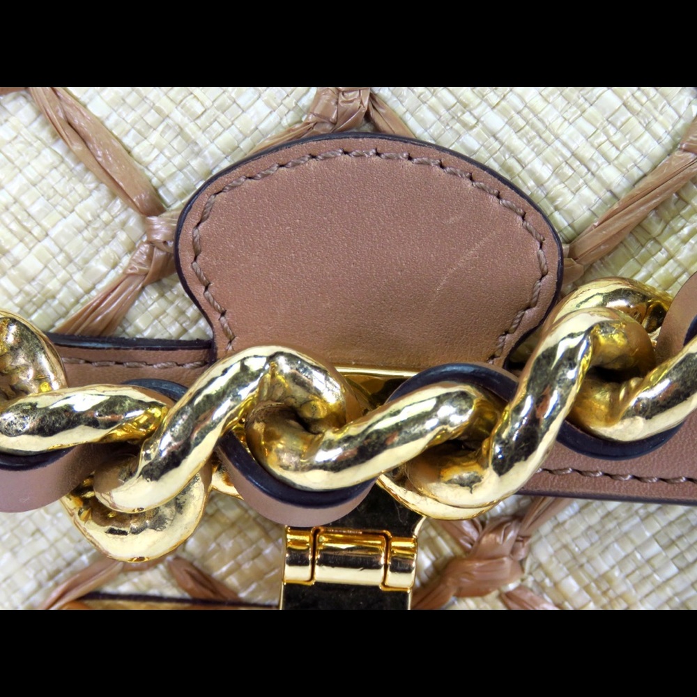 Womens Marc Jacobs Collection Raffia Baroque Shoulder Bag Small - Picture 12 of 14